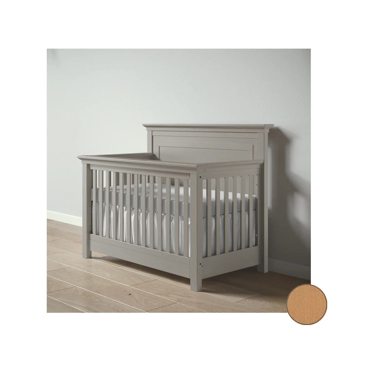 Romina Karisma Convertible Crib - Solid Panel - Image 52