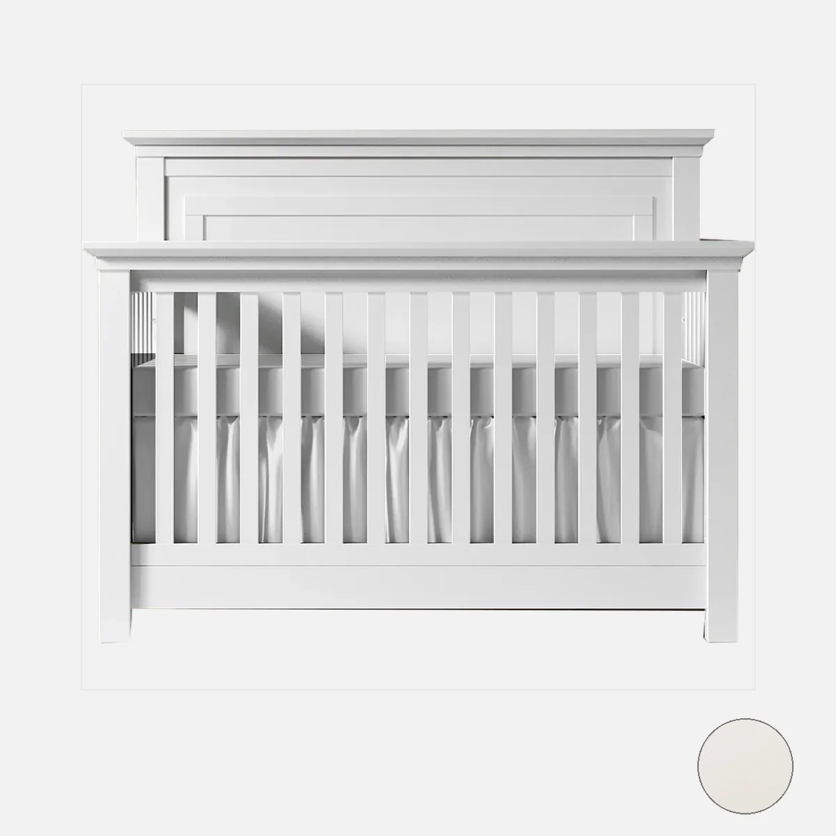 Romina Karisma Convertible Crib - Solid Panel - Image 70