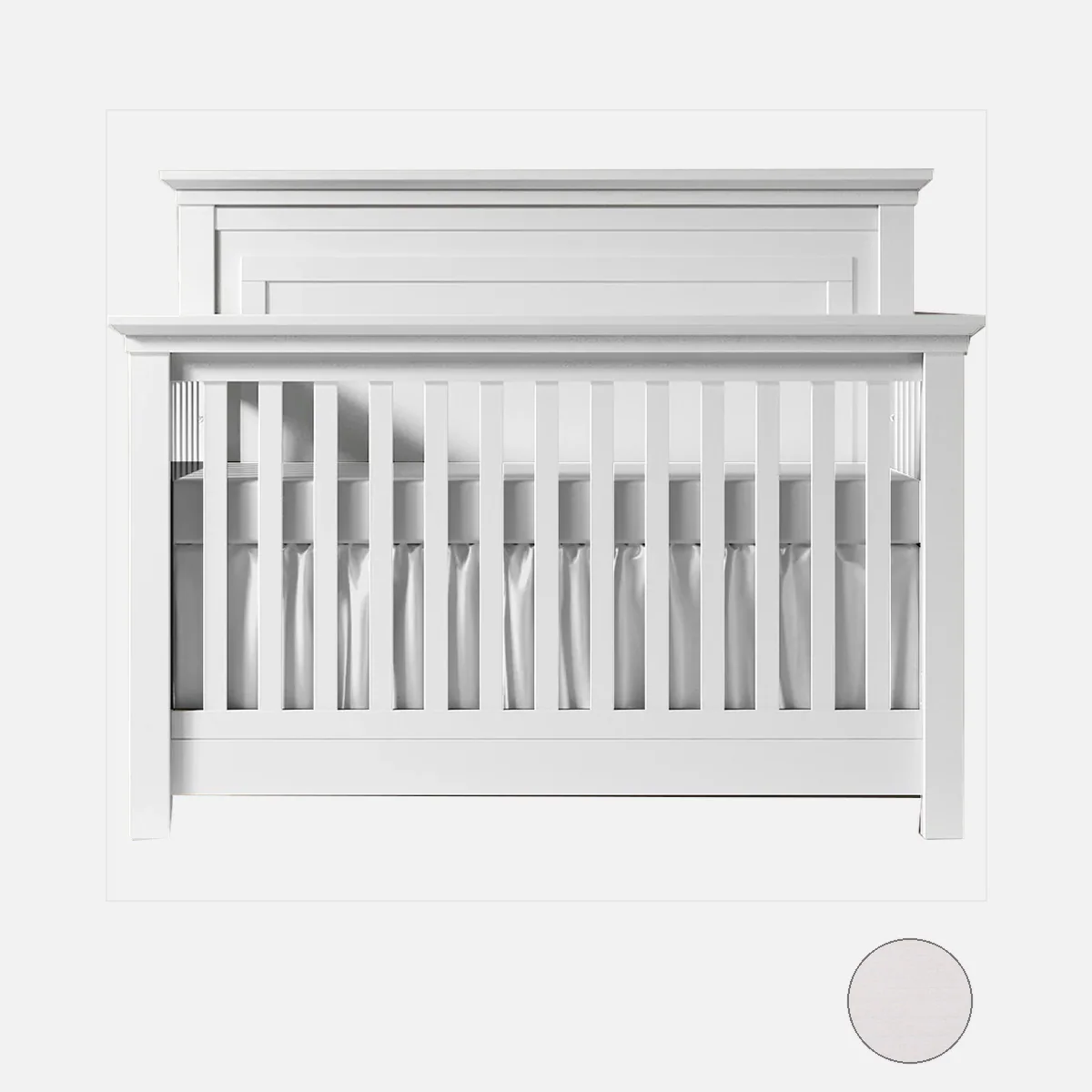 Romina Karisma Convertible Crib - Solid Panel - Image 92