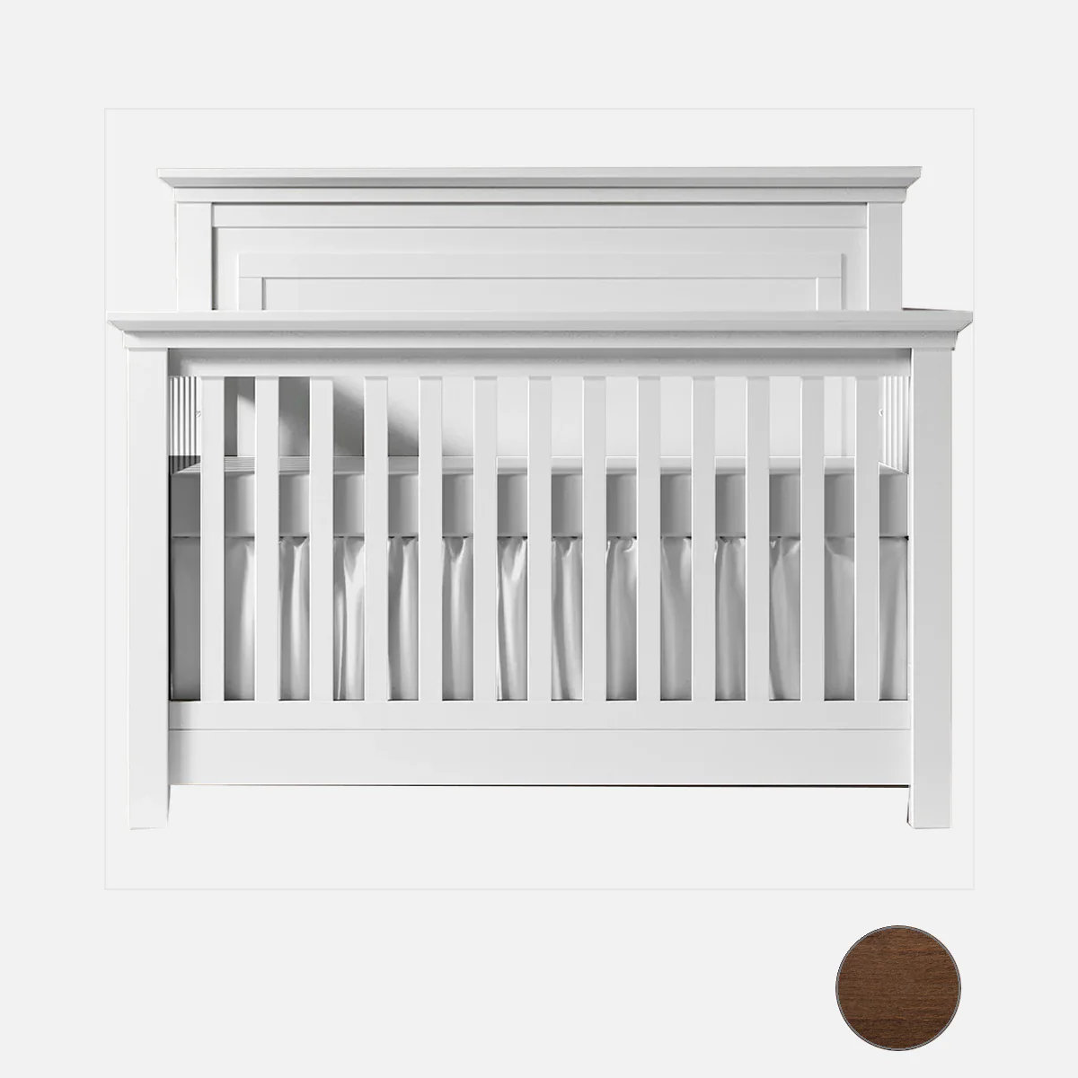 Romina Karisma Convertible Crib - Solid Panel - Image 93