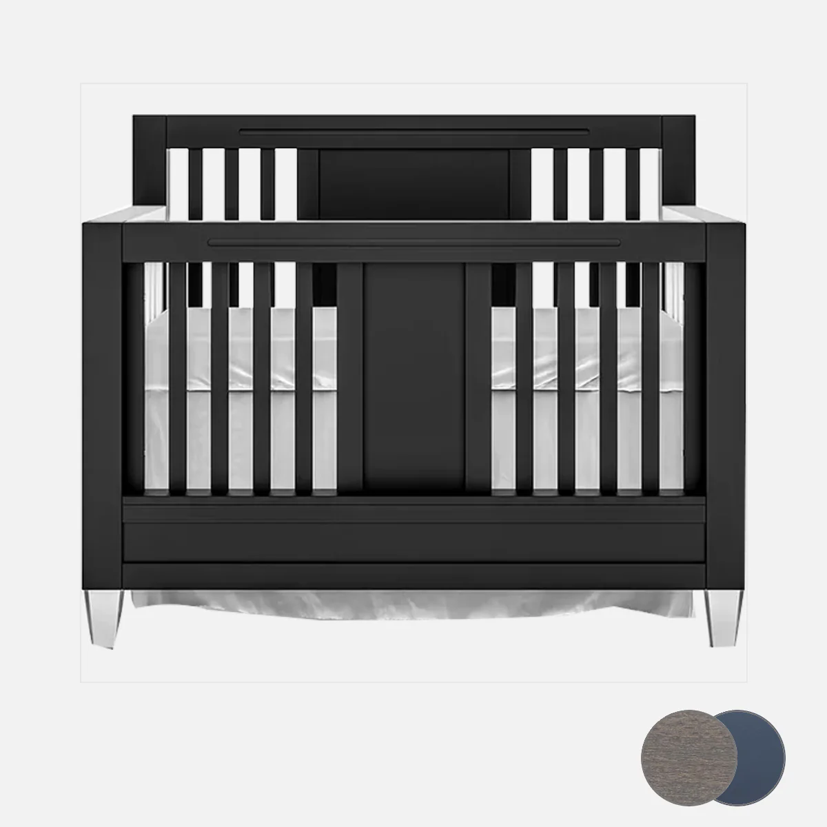 Romina Millenario Convertible Crib – Standard 2 Tone - Image 15