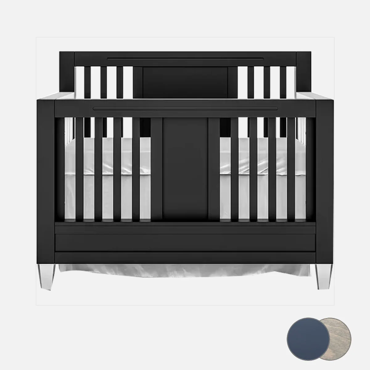 Romina Millenario Convertible Crib – Standard 2 Tone - Image 50