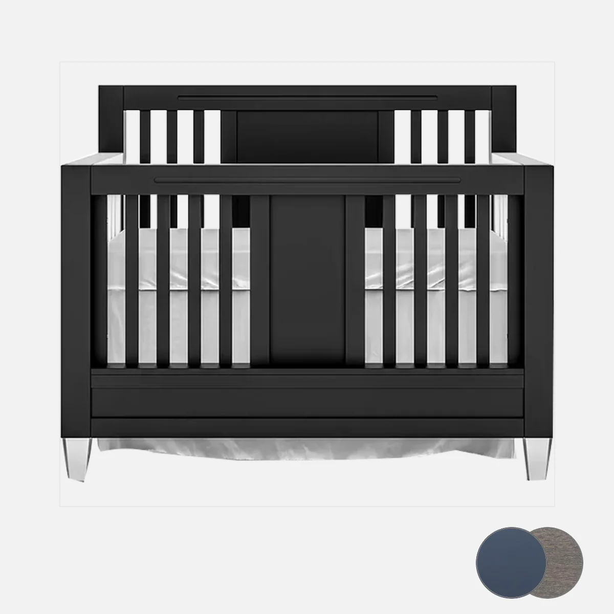 Romina Millenario Convertible Crib – Standard 2 Tone - Image 74