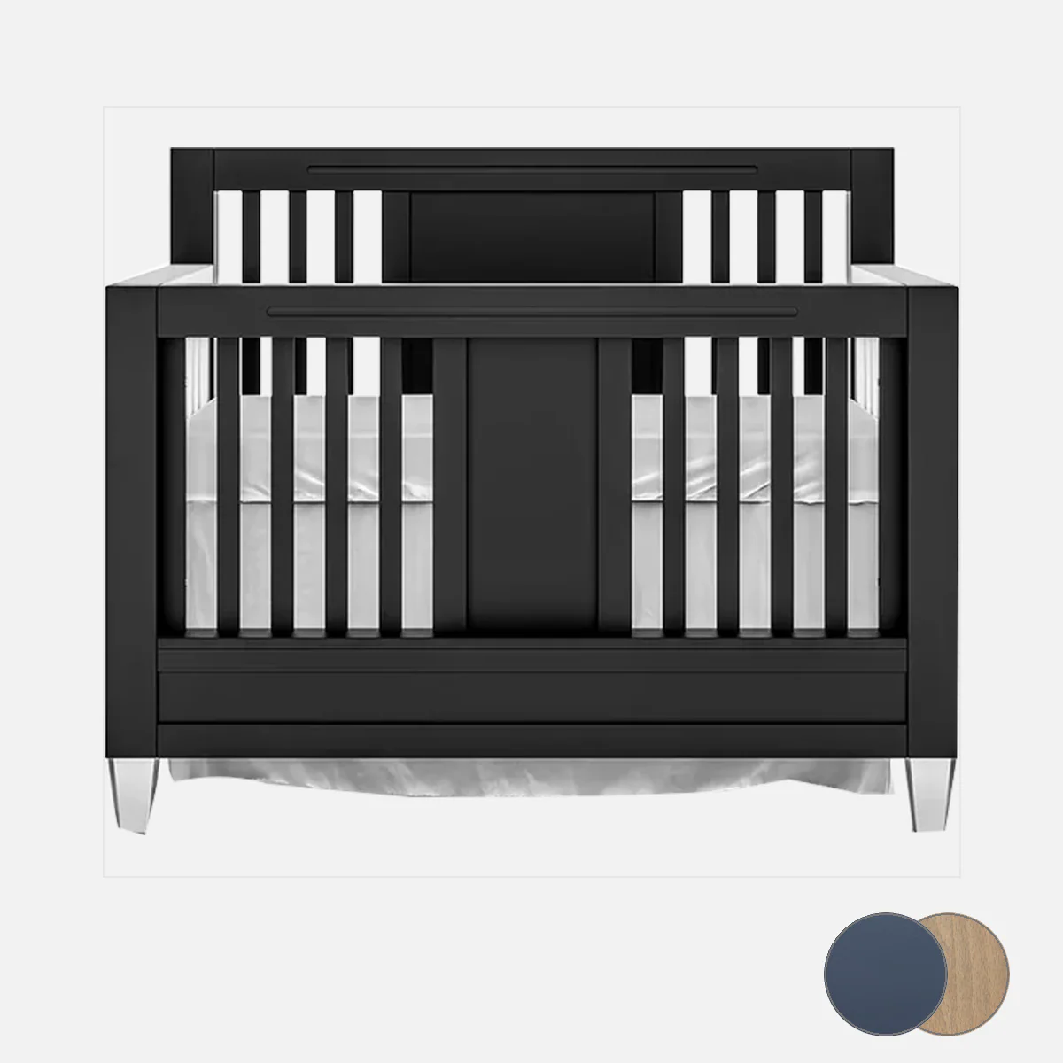 Romina Millenario Convertible Crib – Standard 2 Tone - Image 78