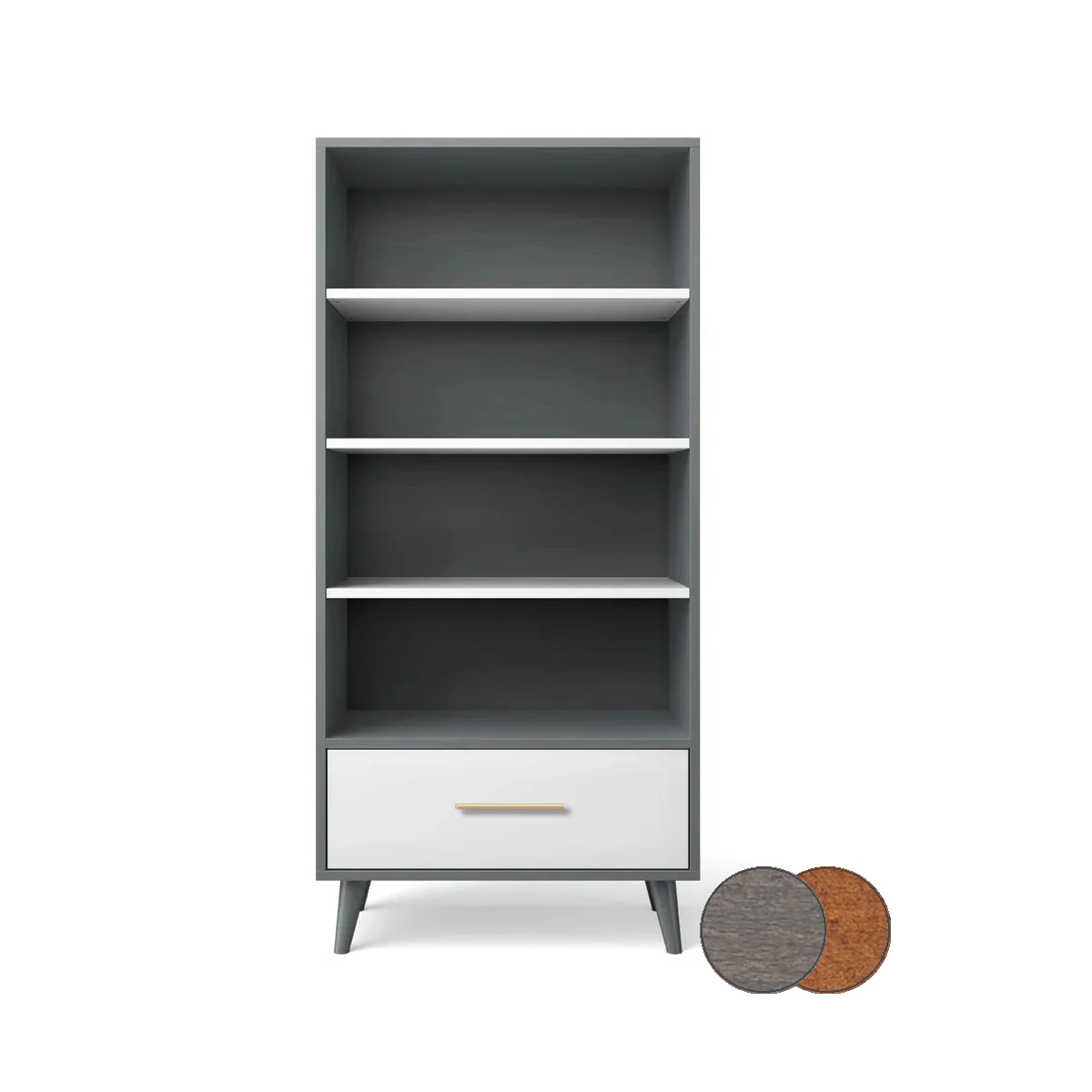 Romina New York Bookcase - Image 107
