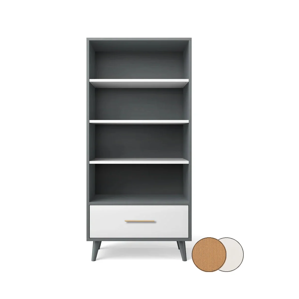 Romina New York Bookcase - Image 113