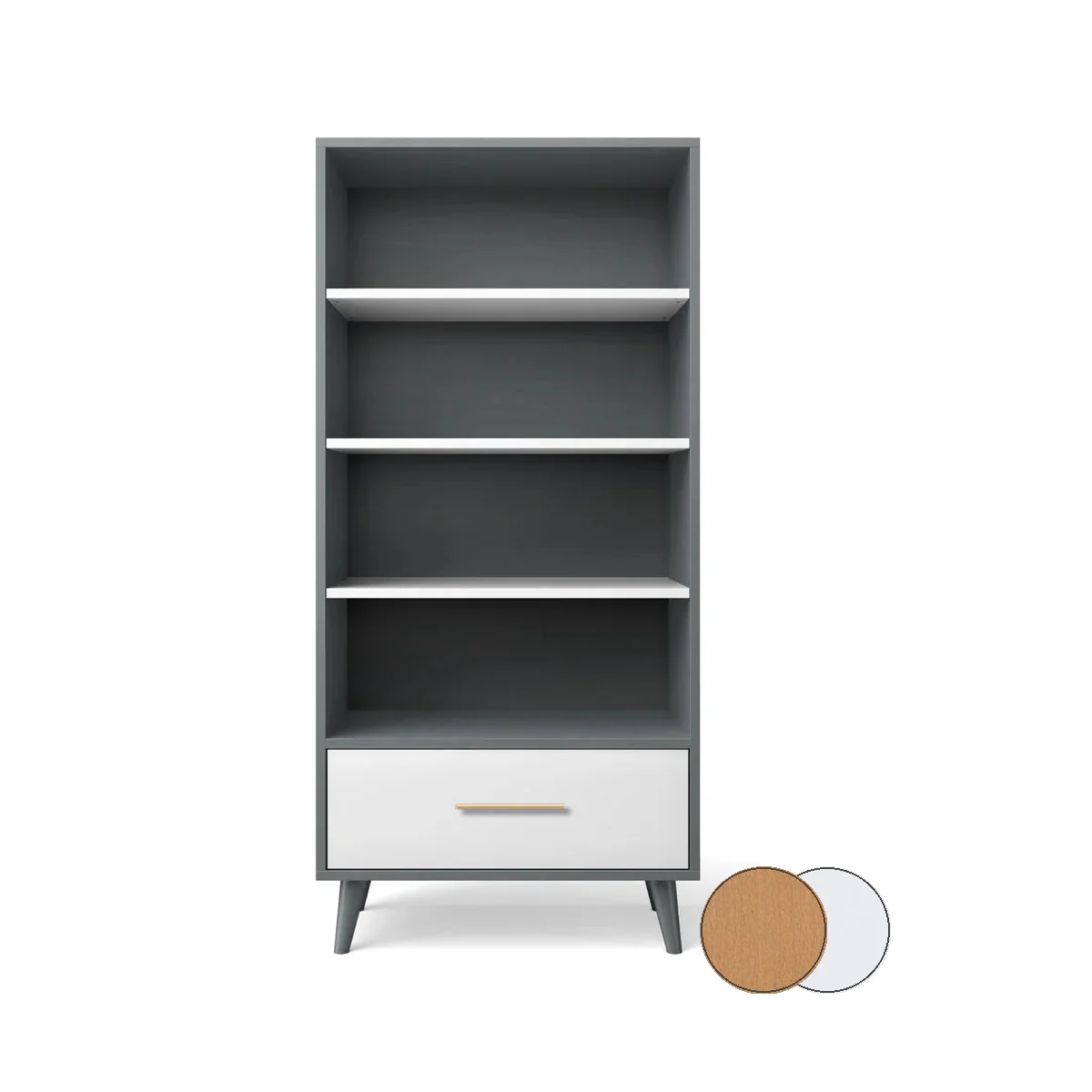 Romina New York Bookcase - Image 118