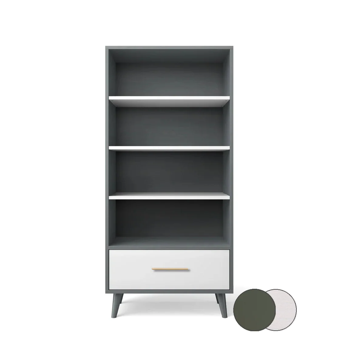 Romina New York Bookcase - Image 125