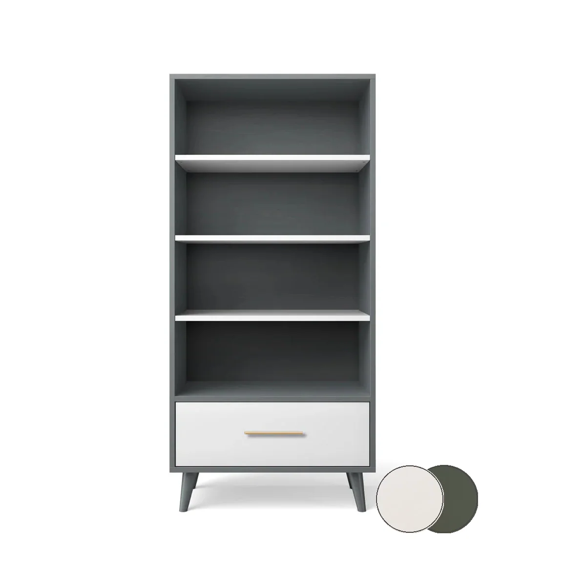 Romina New York Bookcase - Image 128