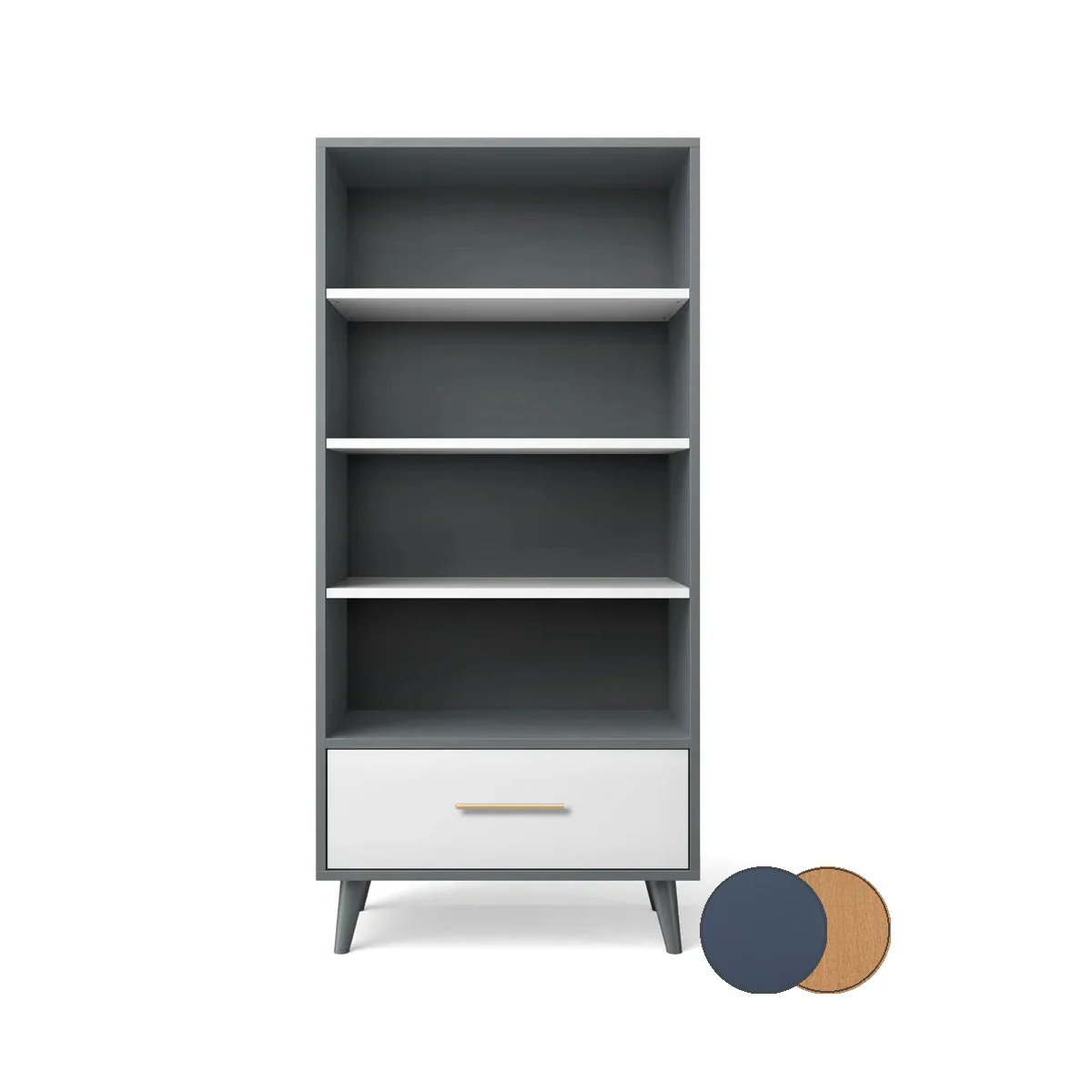 Romina New York Bookcase - Image 133