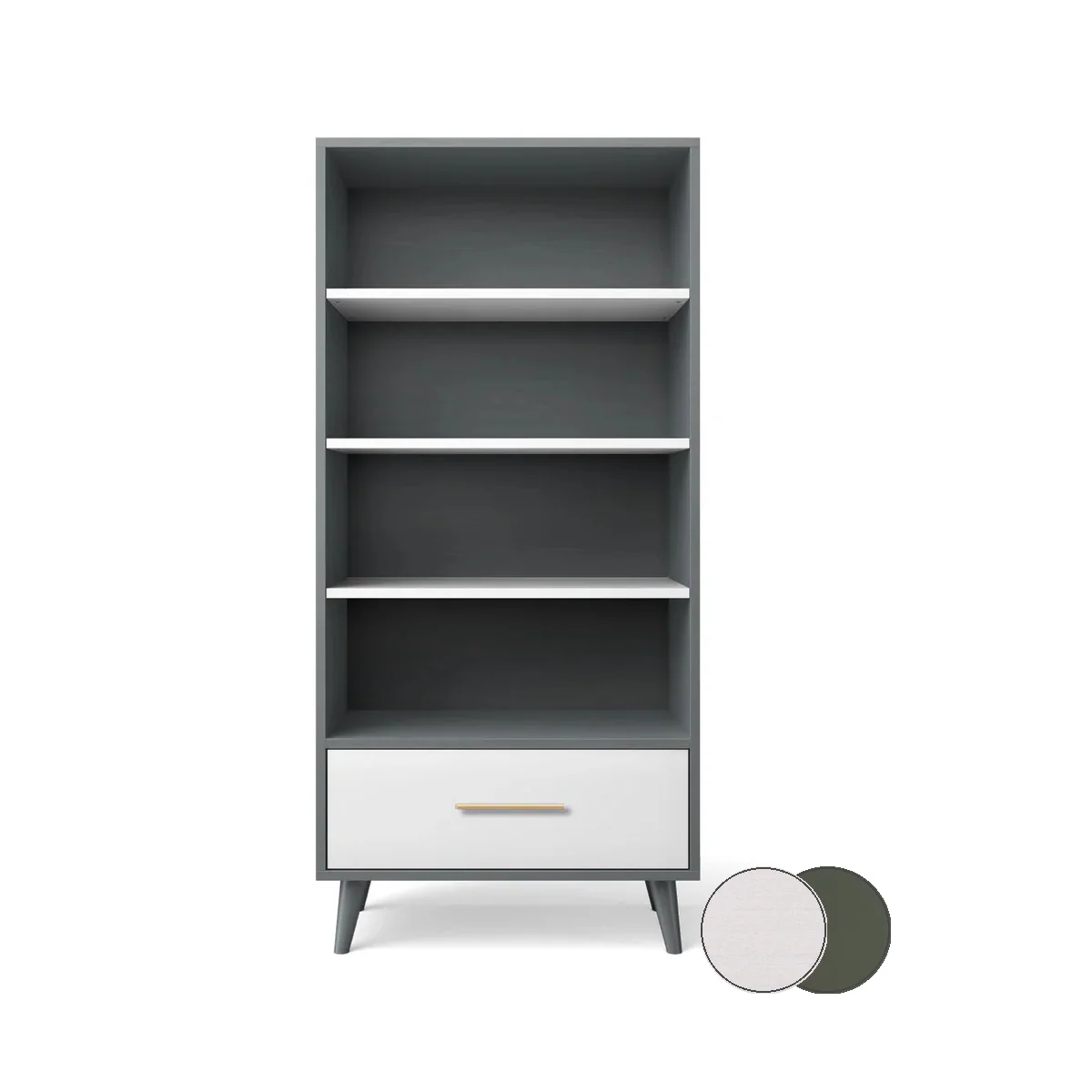 Romina New York Bookcase - Image 136