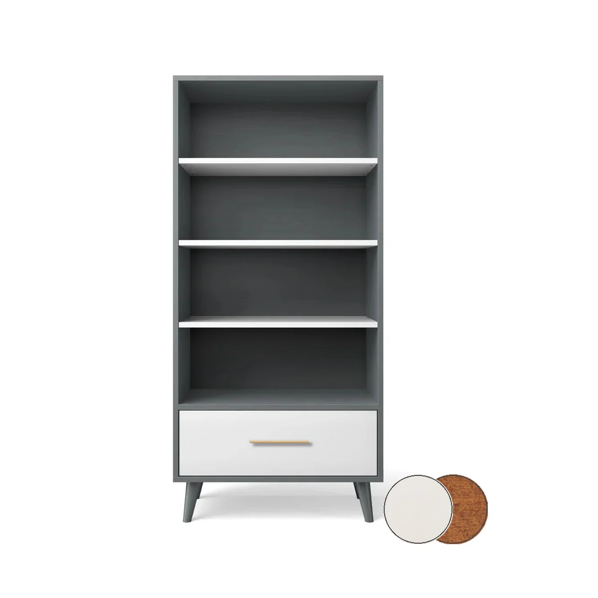 Romina New York Bookcase - Image 140
