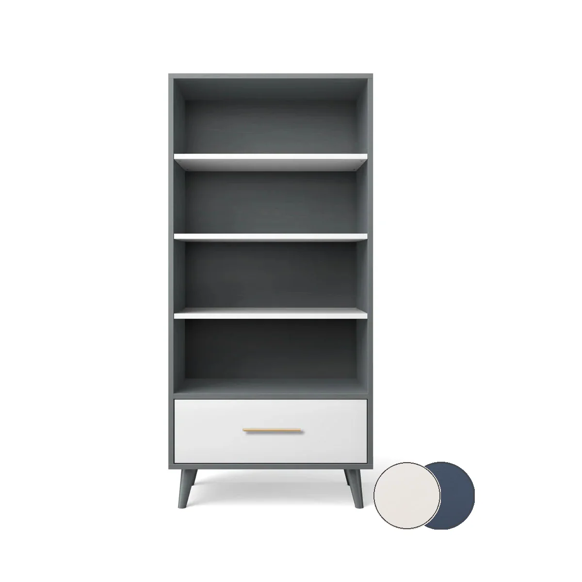 Romina New York Bookcase - Image 142