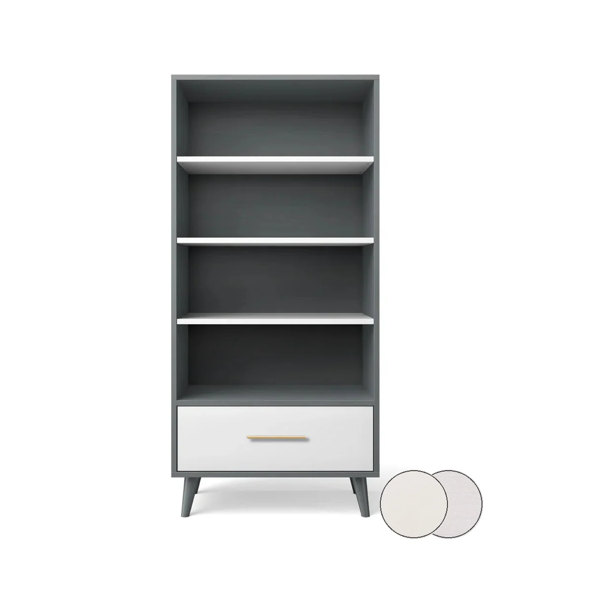 Romina New York Bookcase - Image 143