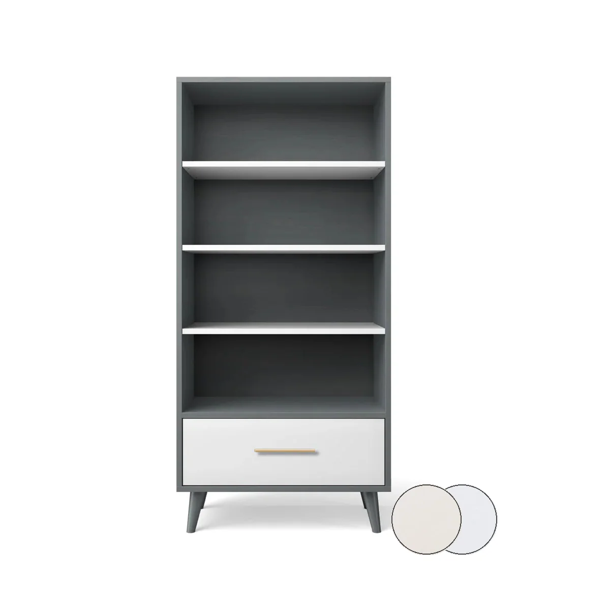 Romina New York Bookcase - Image 144