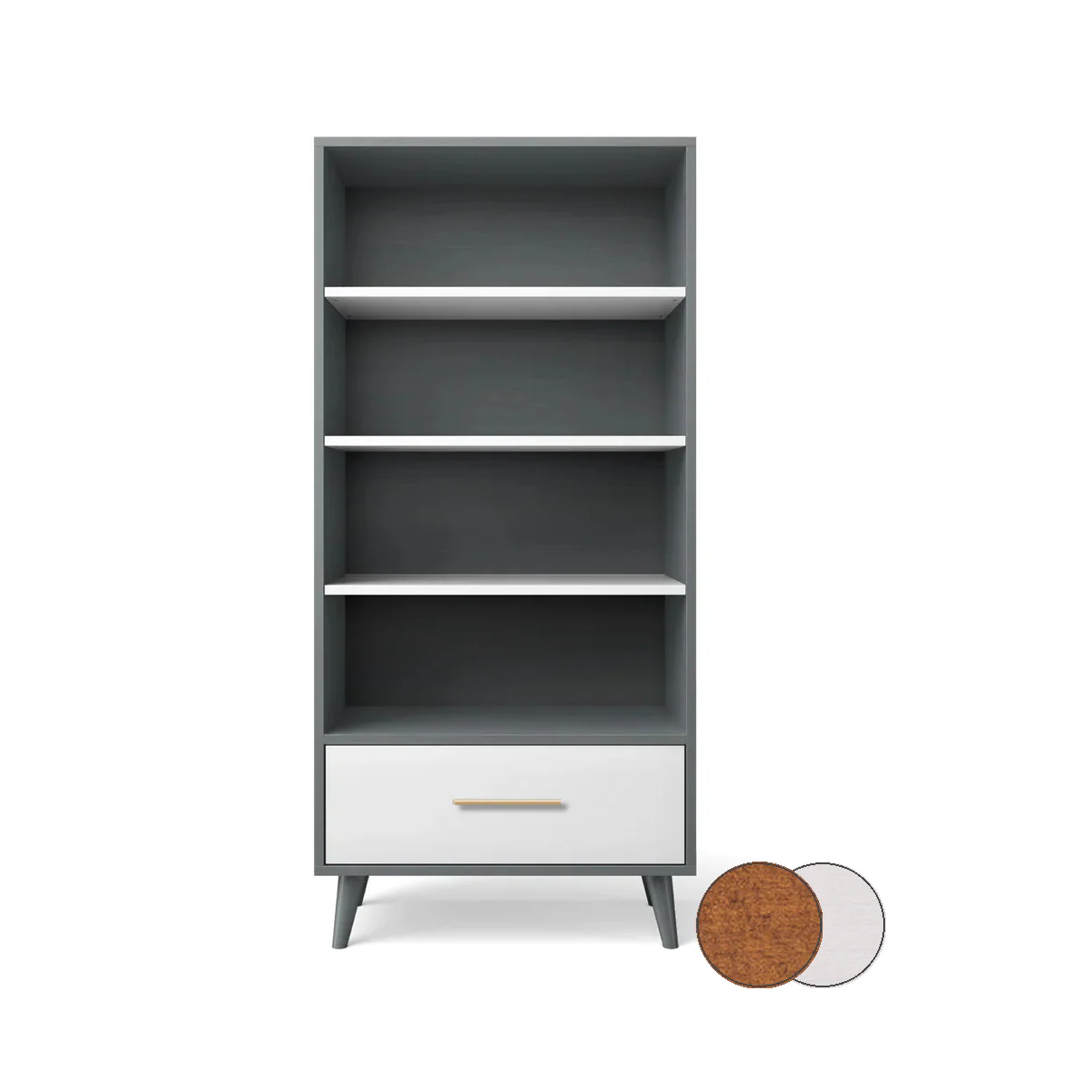 Romina New York Bookcase - Image 149