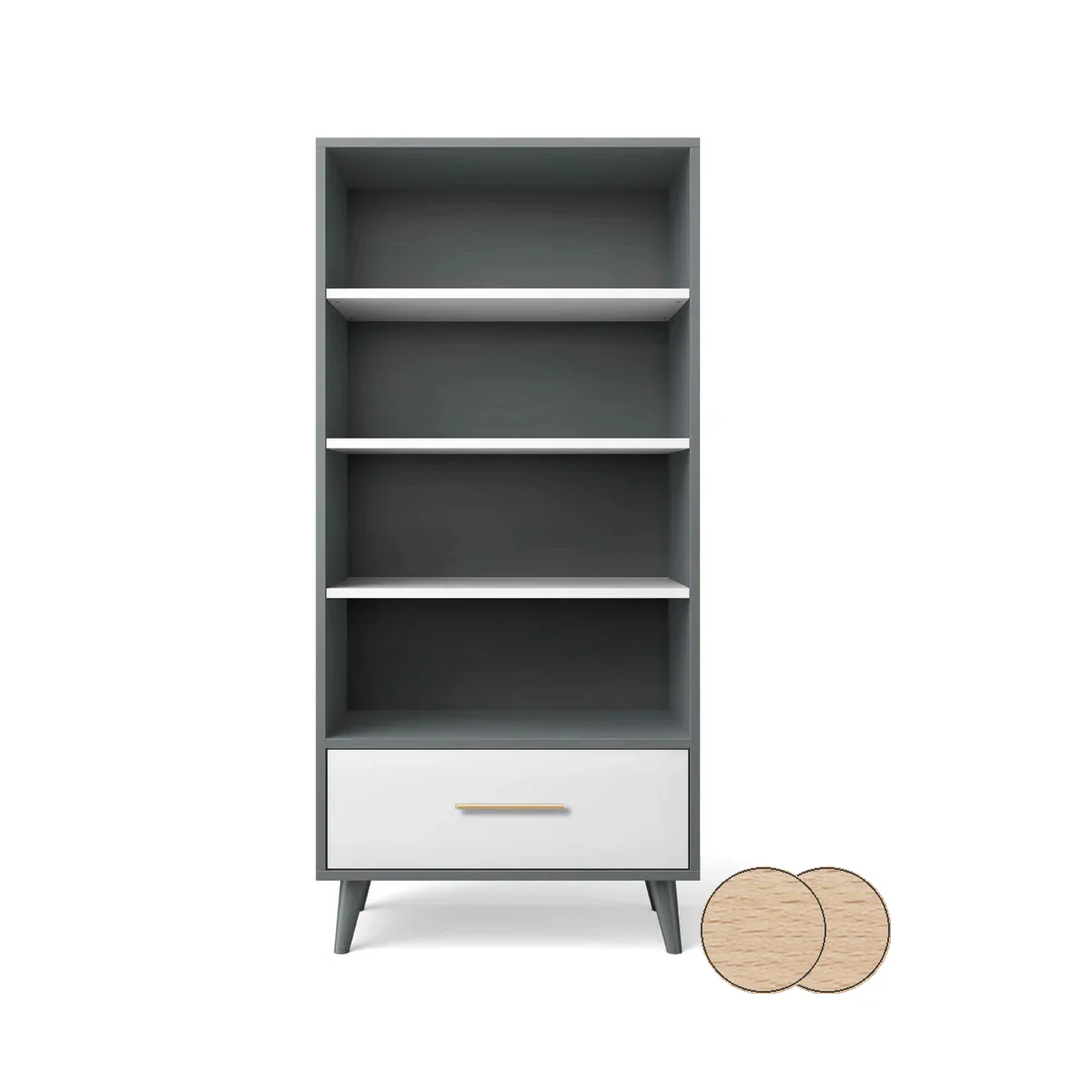Romina New York Bookcase - Image 153