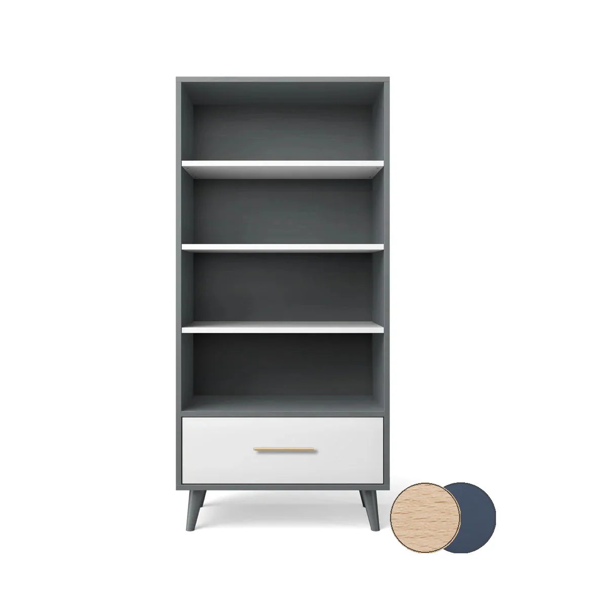 Romina New York Bookcase - Image 154