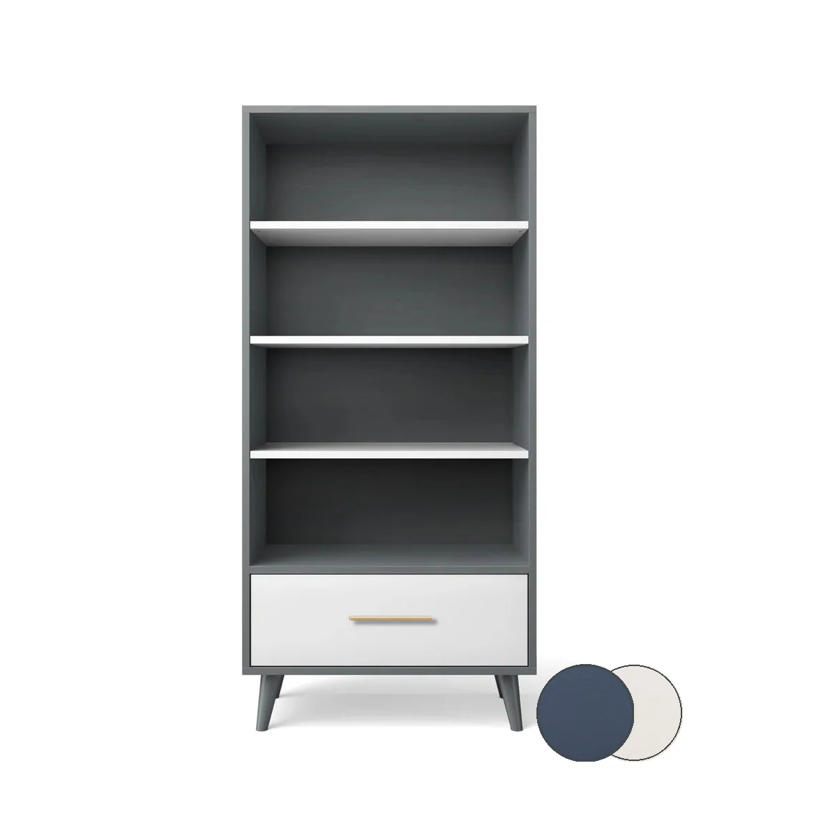 Romina New York Bookcase - Image 157