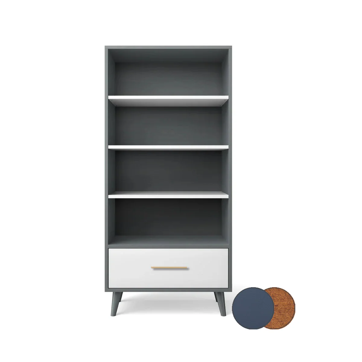 Romina New York Bookcase - Image 158