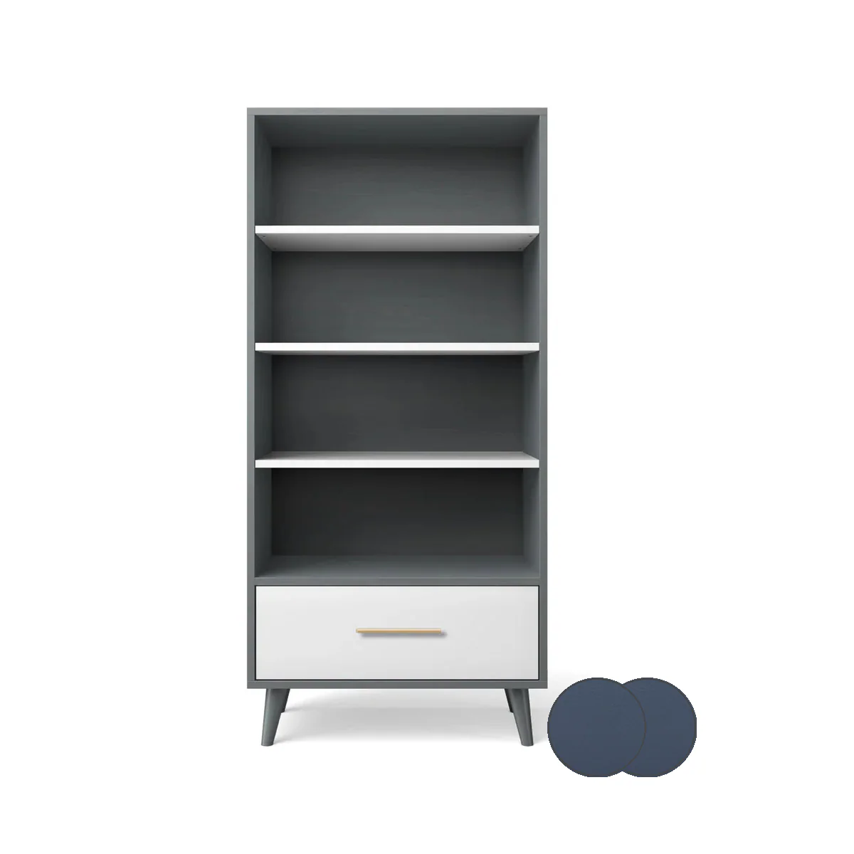 Romina New York Bookcase - Image 160