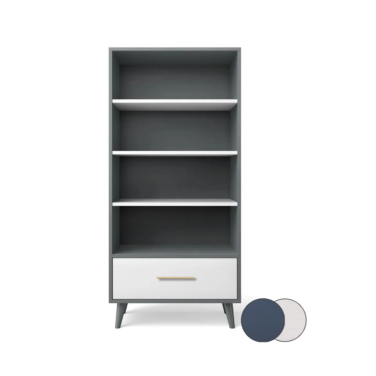 Romina New York Bookcase - Image 161
