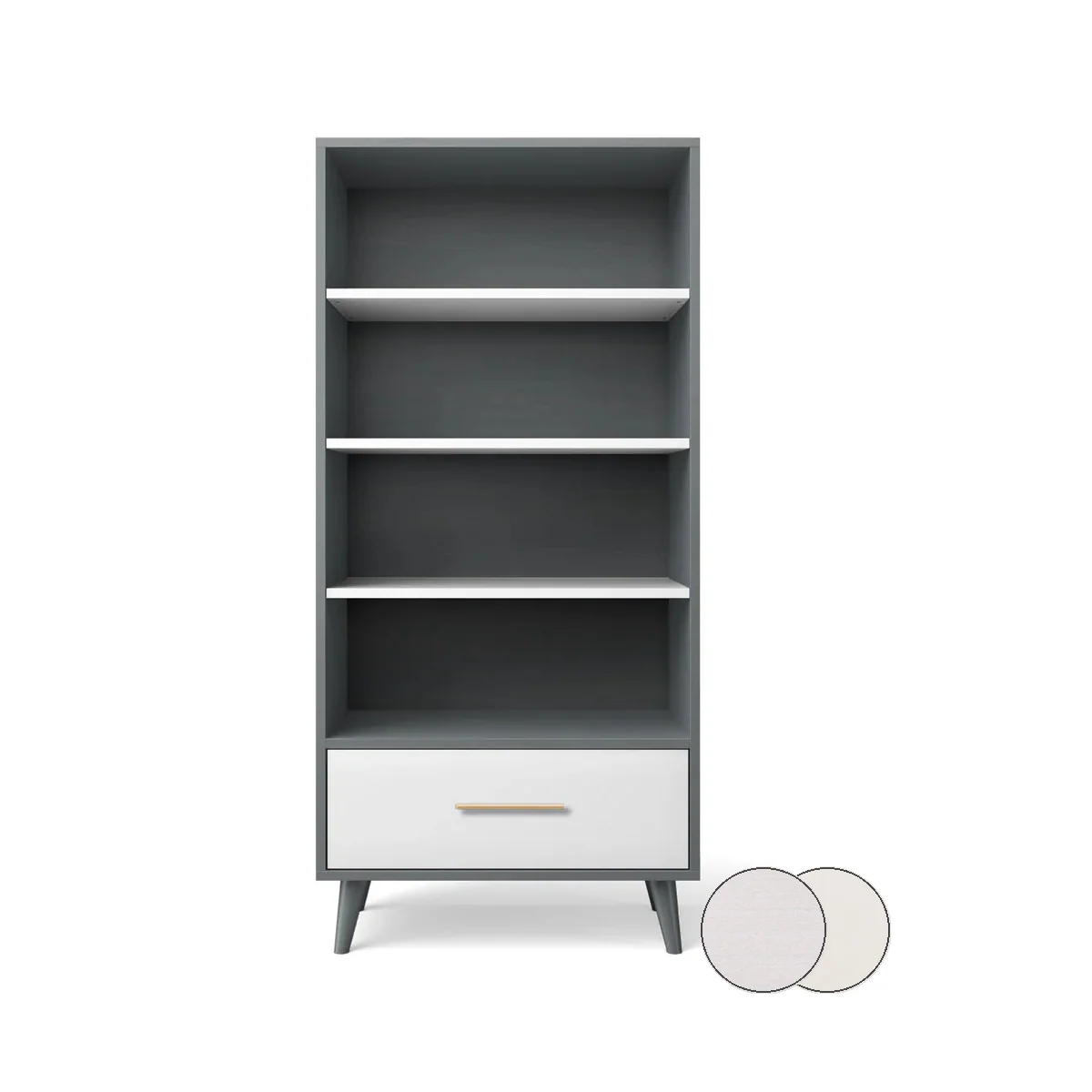 Romina New York Bookcase - Image 163