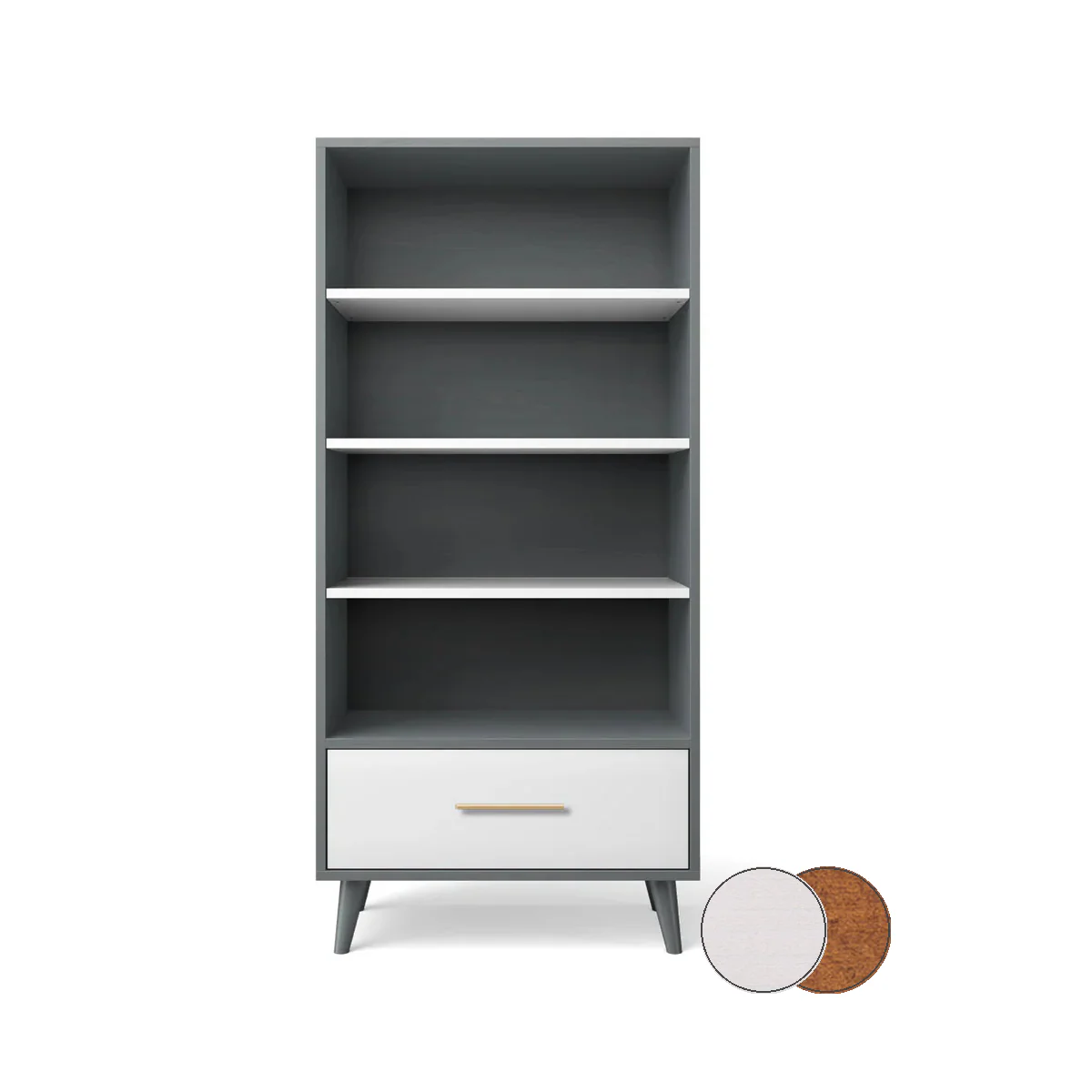 Romina New York Bookcase - Image 164