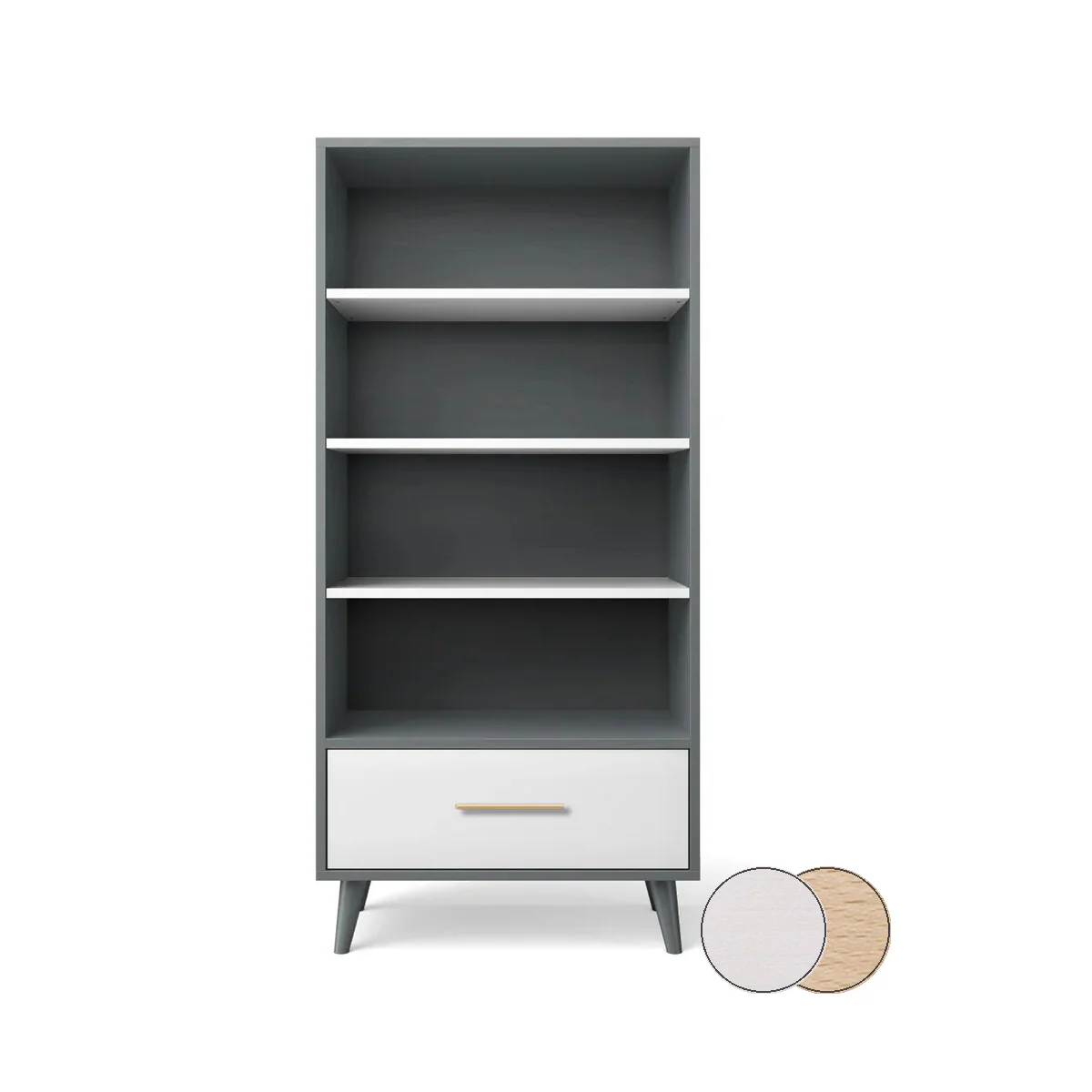 Romina New York Bookcase - Image 165