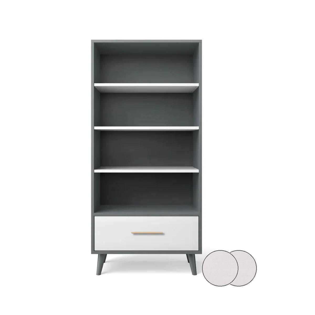 Romina New York Bookcase - Image 167