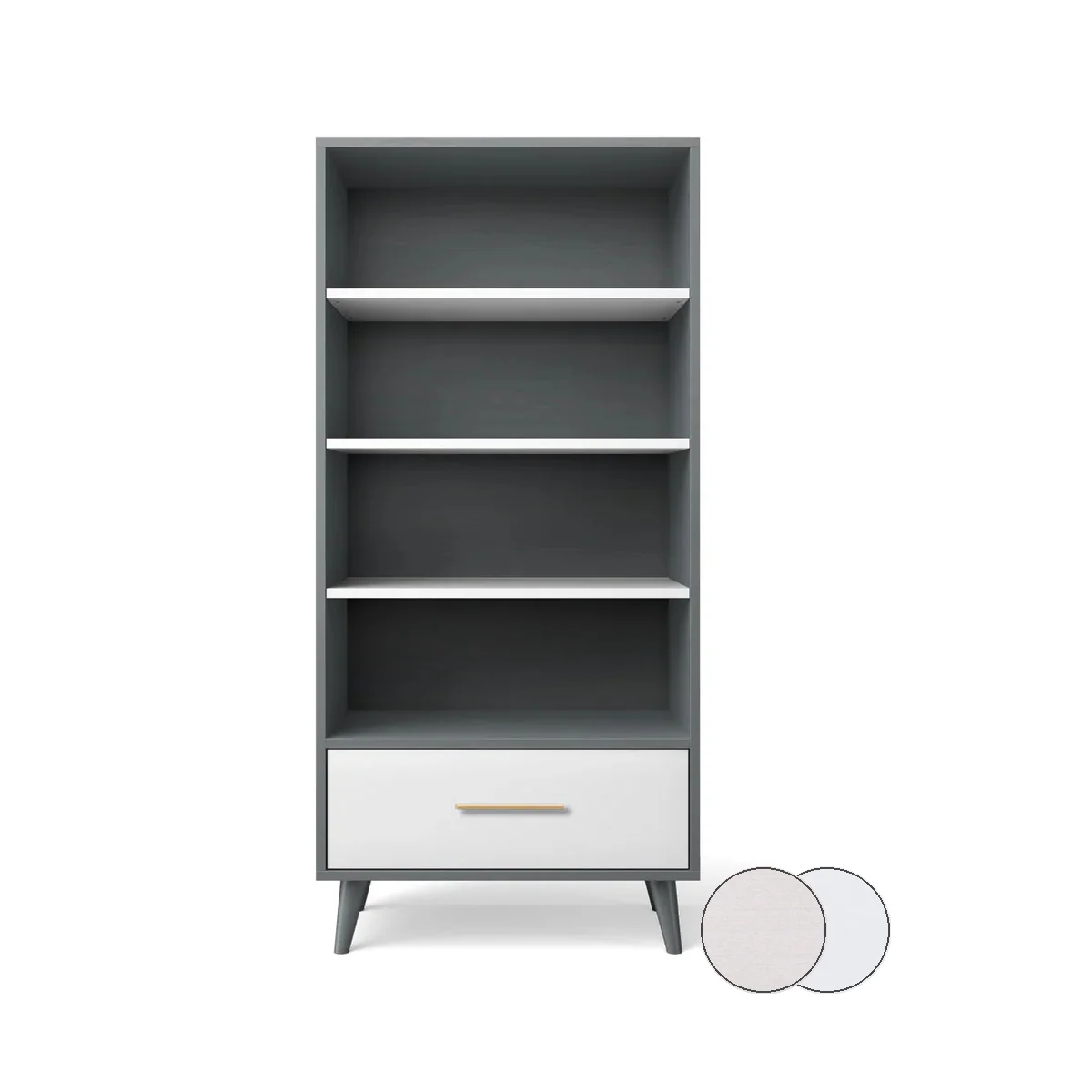 Romina New York Bookcase - Image 168
