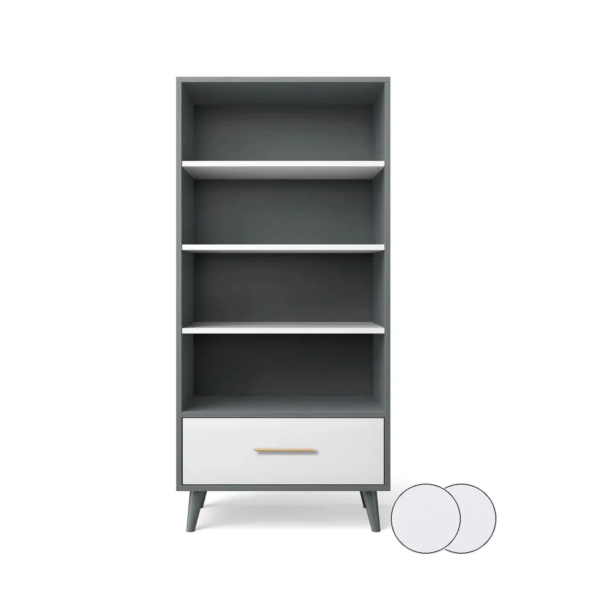 Romina New York Bookcase - Image 174