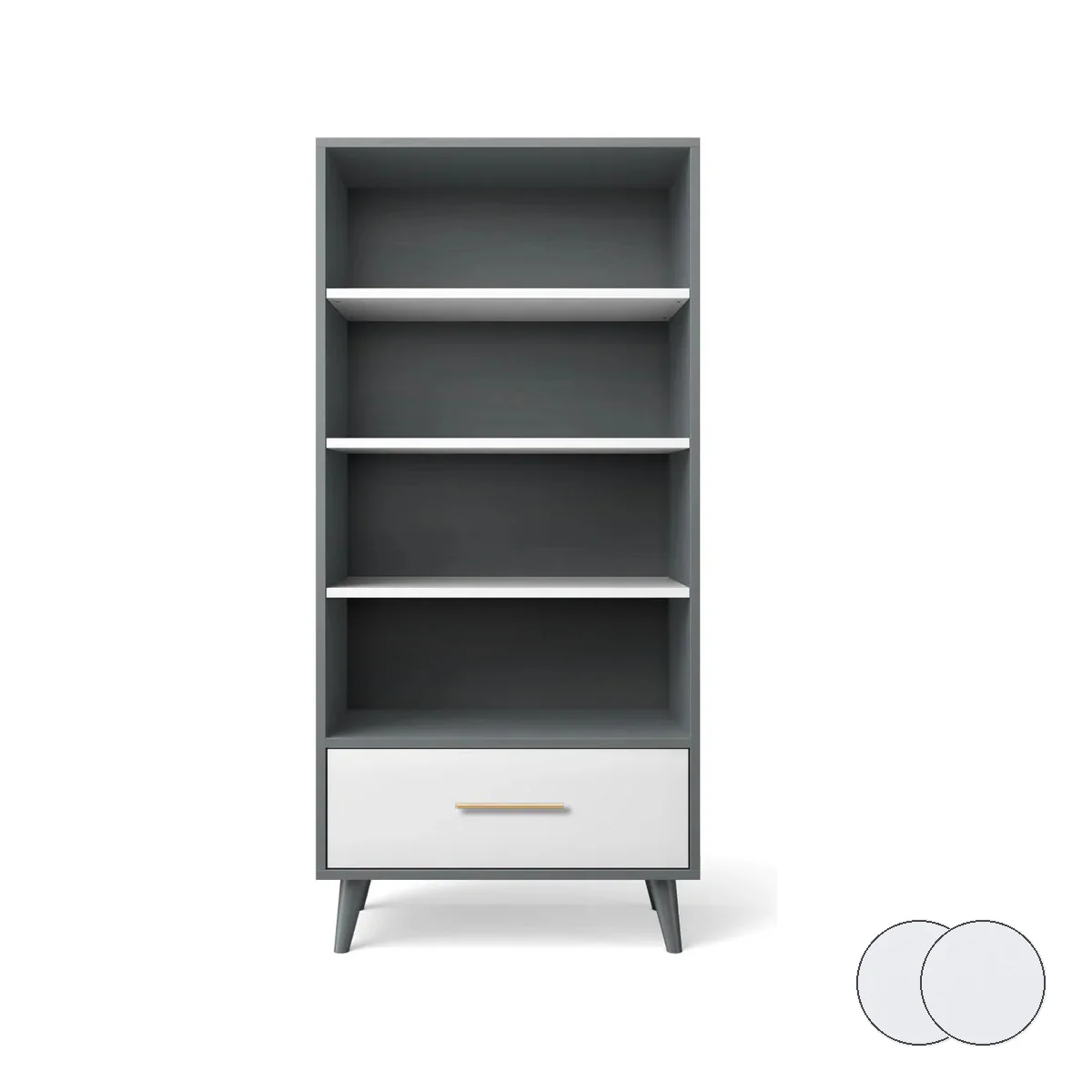 Romina New York Bookcase - Image 175
