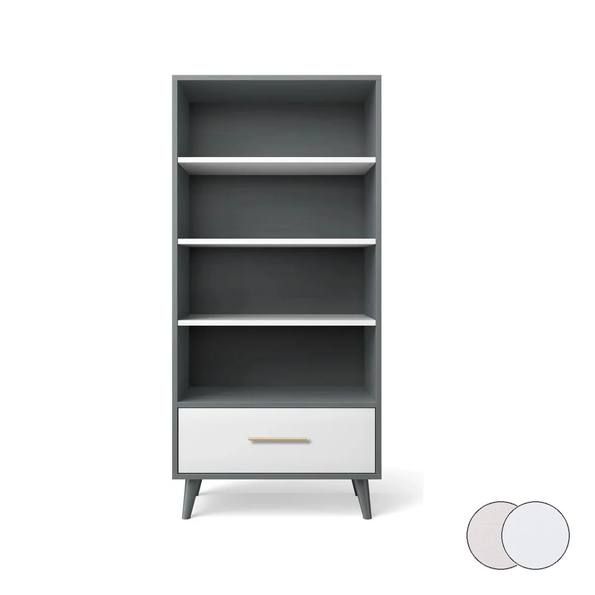 Romina New York Bookcase - Image 176