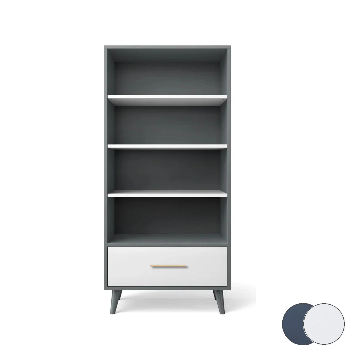Romina New York Bookcase - Image 177