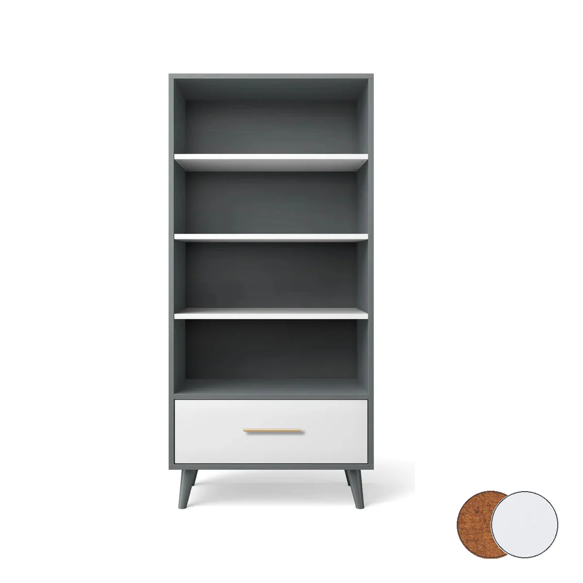 Romina New York Bookcase - Image 179