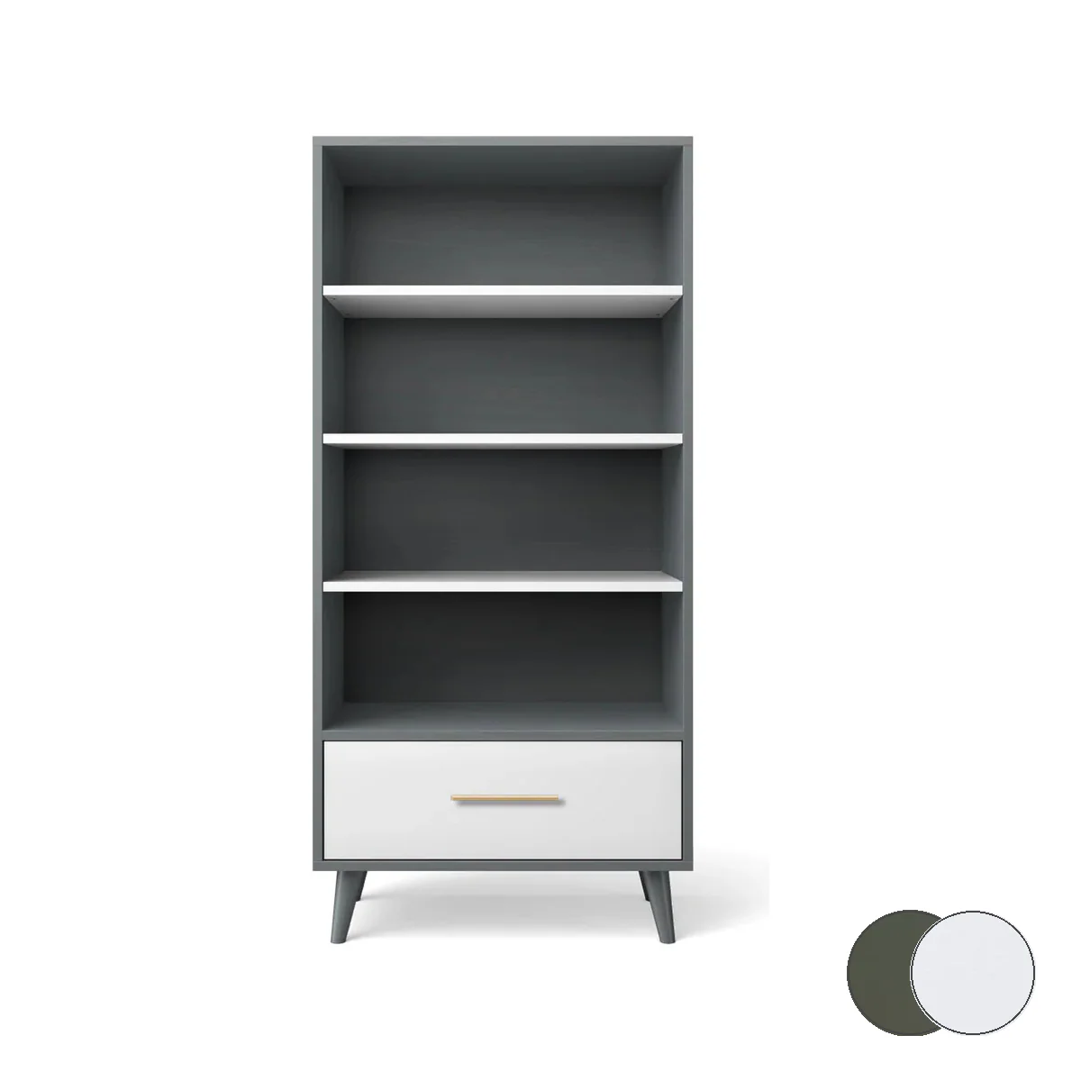 Romina New York Bookcase - Image 181