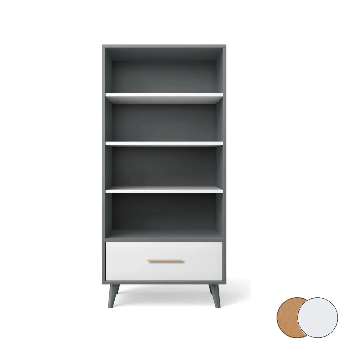 Romina New York Bookcase - Image 182