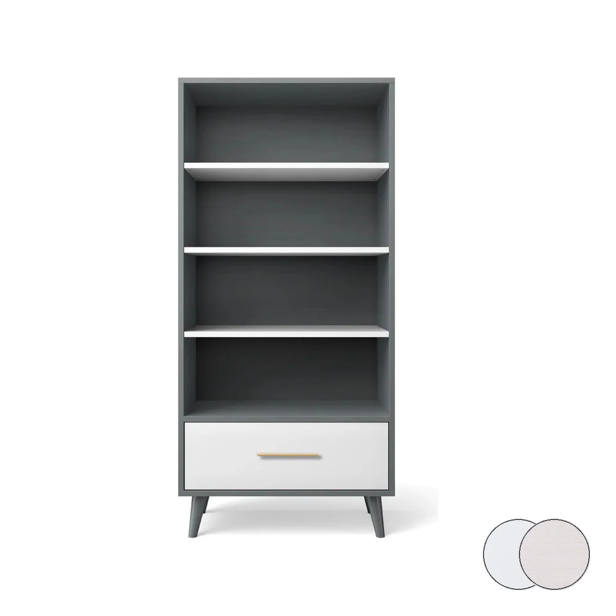 Romina New York Bookcase - Image 183