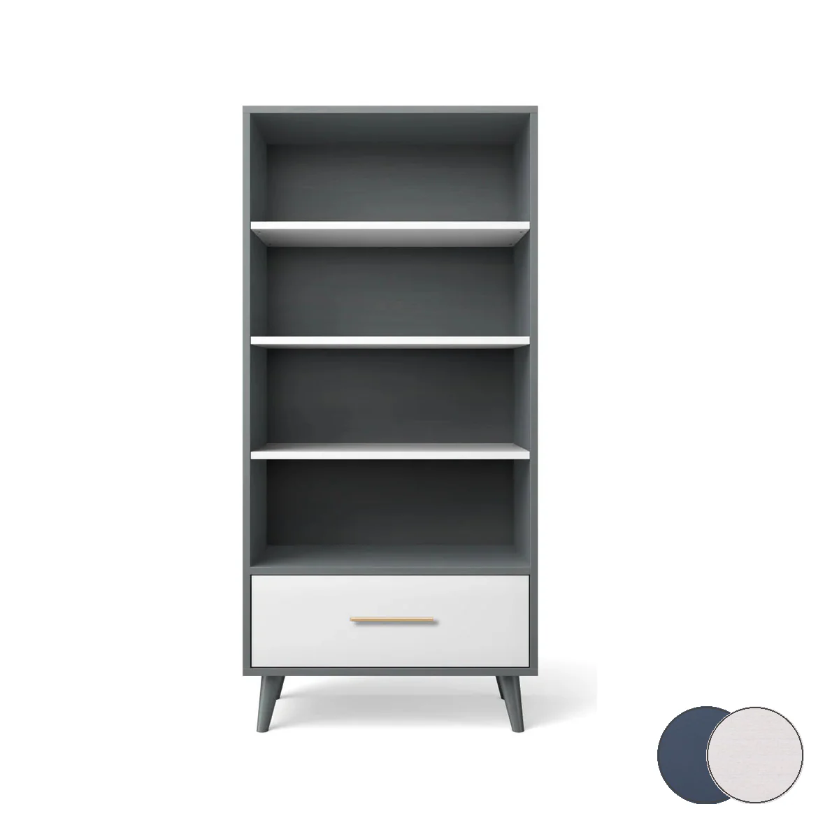 Romina New York Bookcase - Image 185