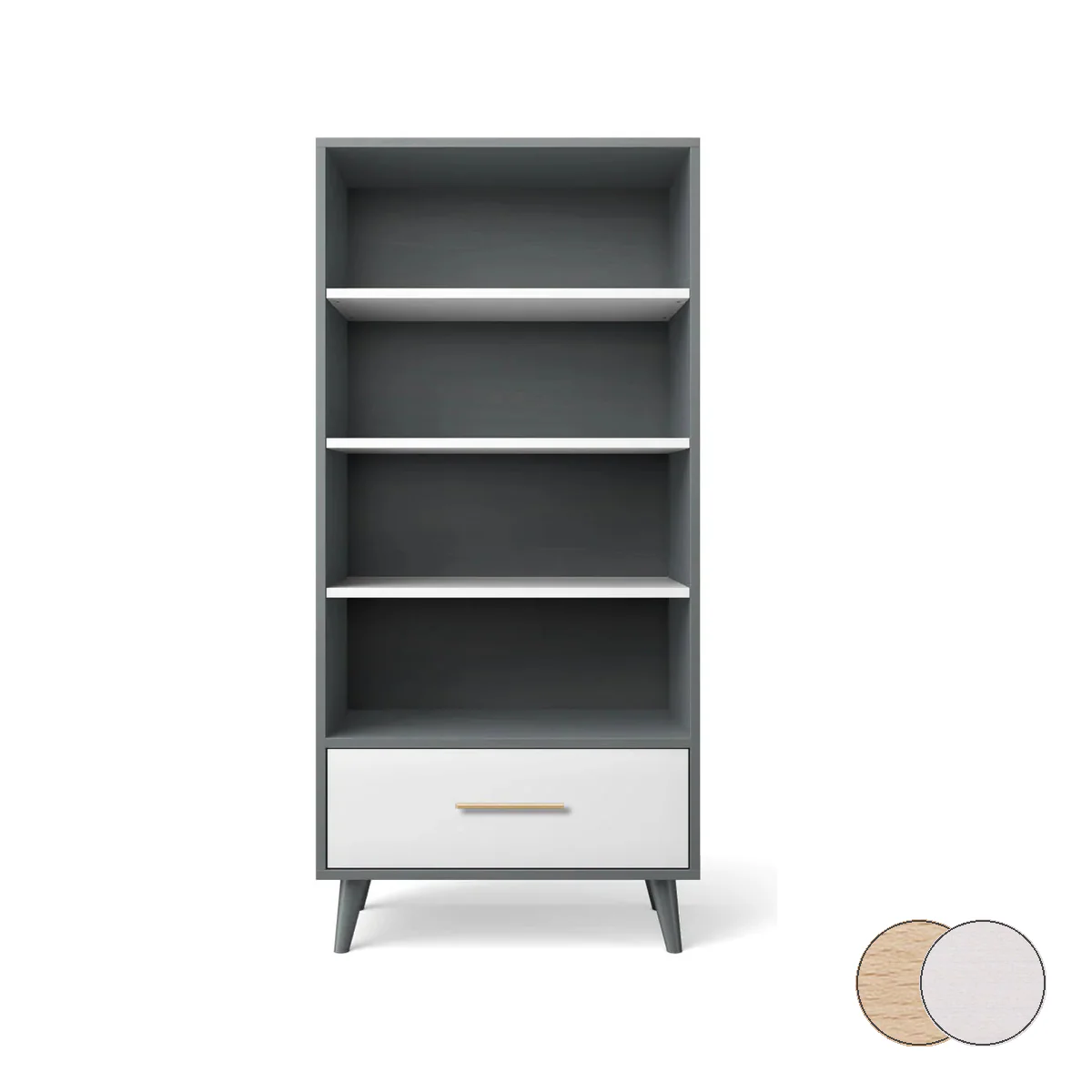 Romina New York Bookcase - Image 186