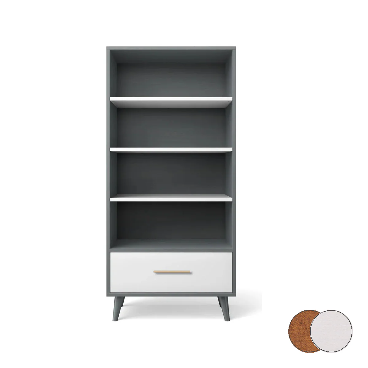 Romina New York Bookcase - Image 187