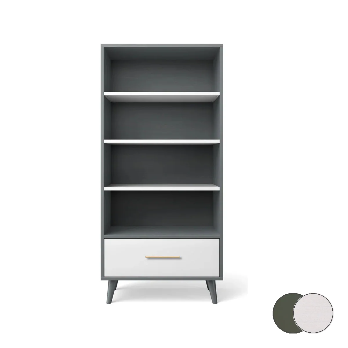 Romina New York Bookcase - Image 189