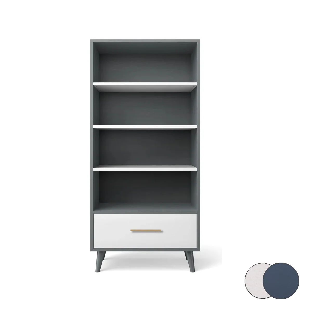 Romina New York Bookcase - Image 192
