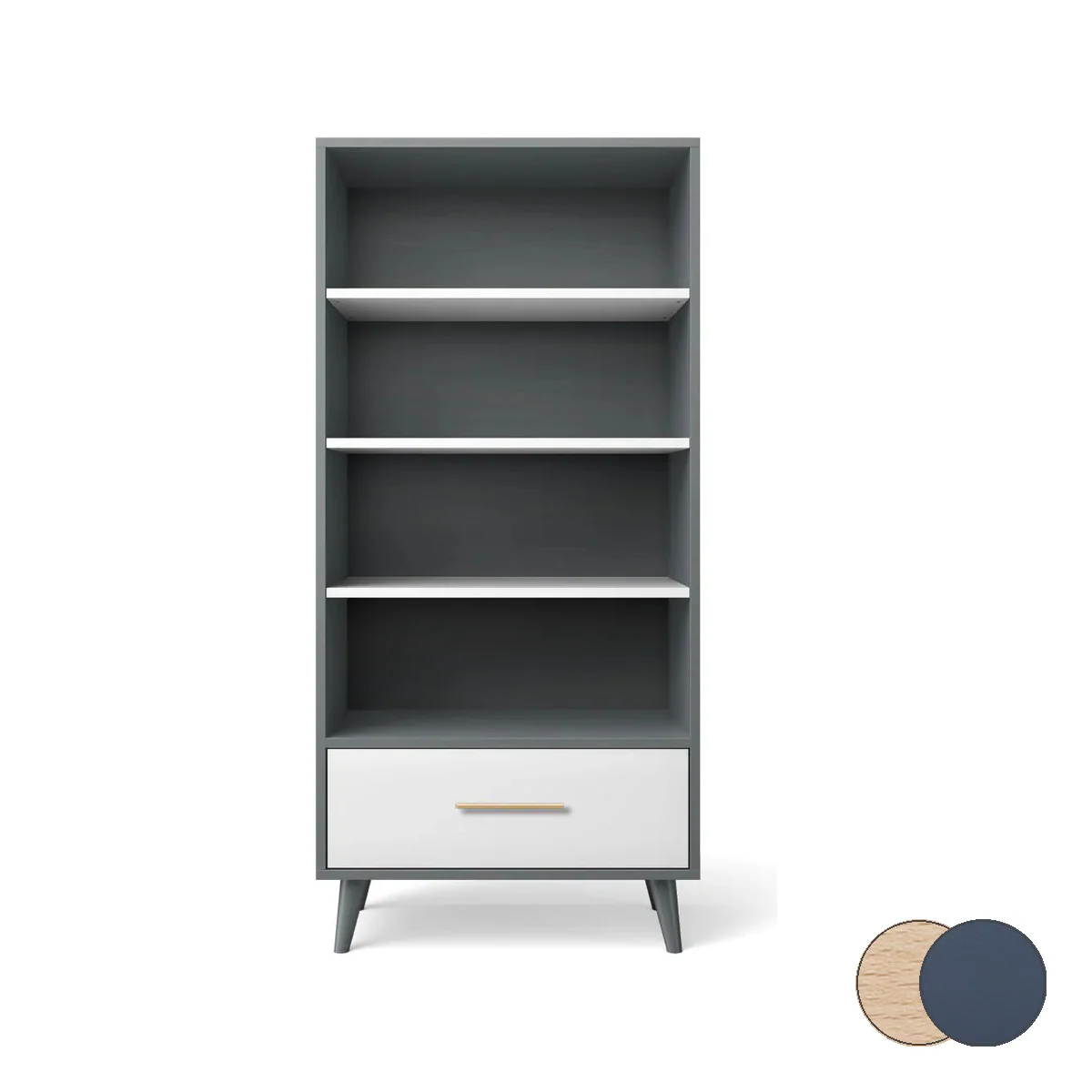 Romina New York Bookcase - Image 194