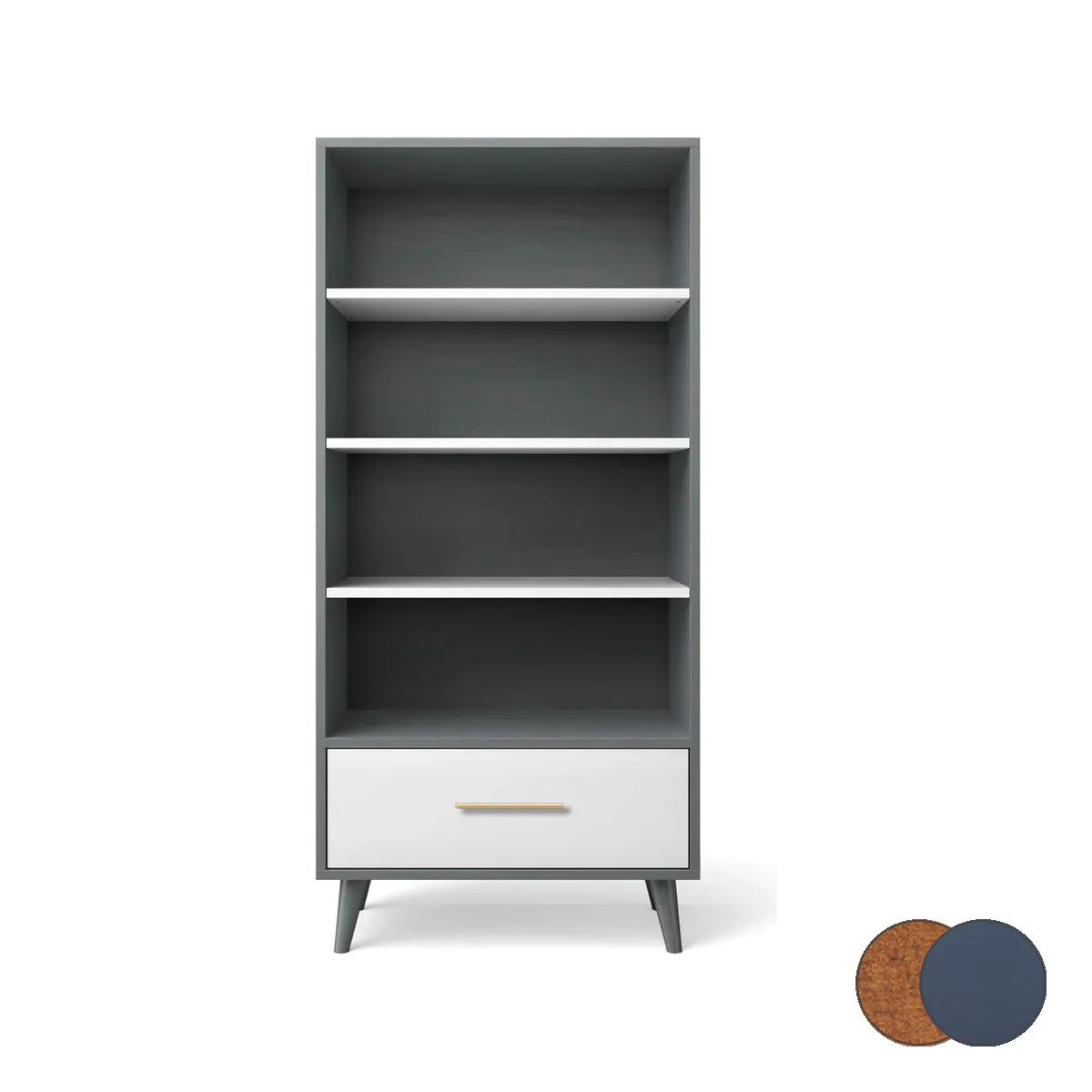 Romina New York Bookcase - Image 195