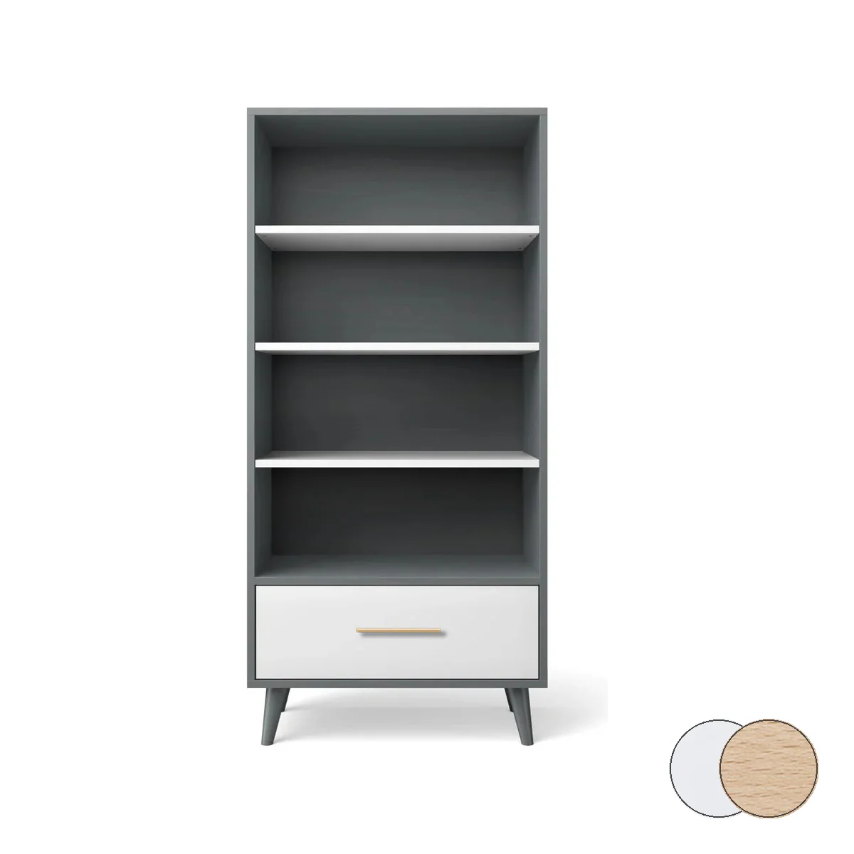 Romina New York Bookcase - Image 199