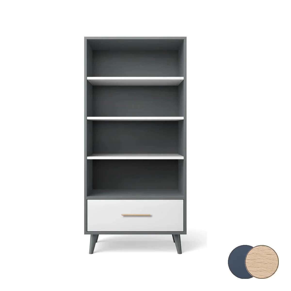 Romina New York Bookcase - Image 201