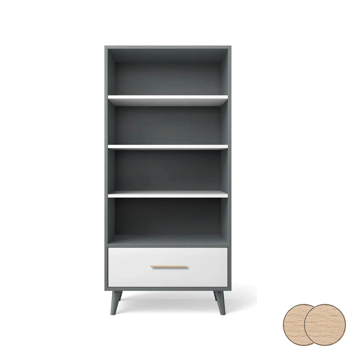 Romina New York Bookcase - Image 202
