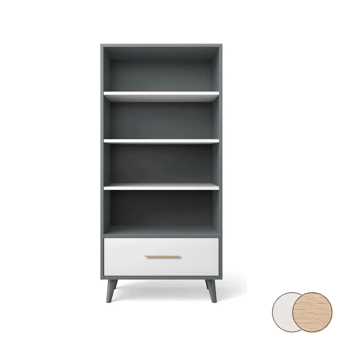 Romina New York Bookcase - Image 204